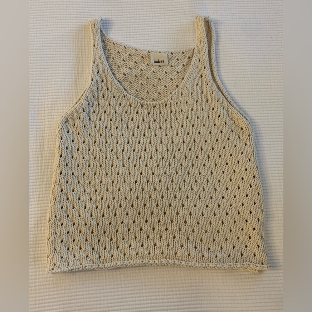 Babaa Knit Tank No. 31 in Natural